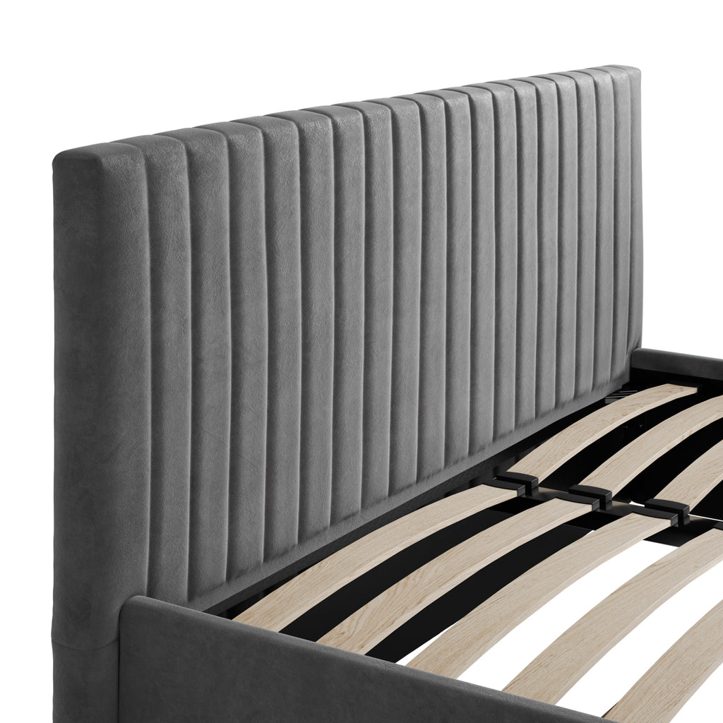 Berlin Silver King Bed