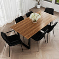 Antibes Black Dining Table 4 Carlo Black Chairs with Arms