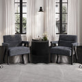 Abel Coal and Black Chair