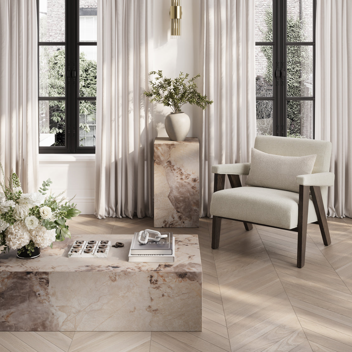 Abel Milk and Chocolate Chair