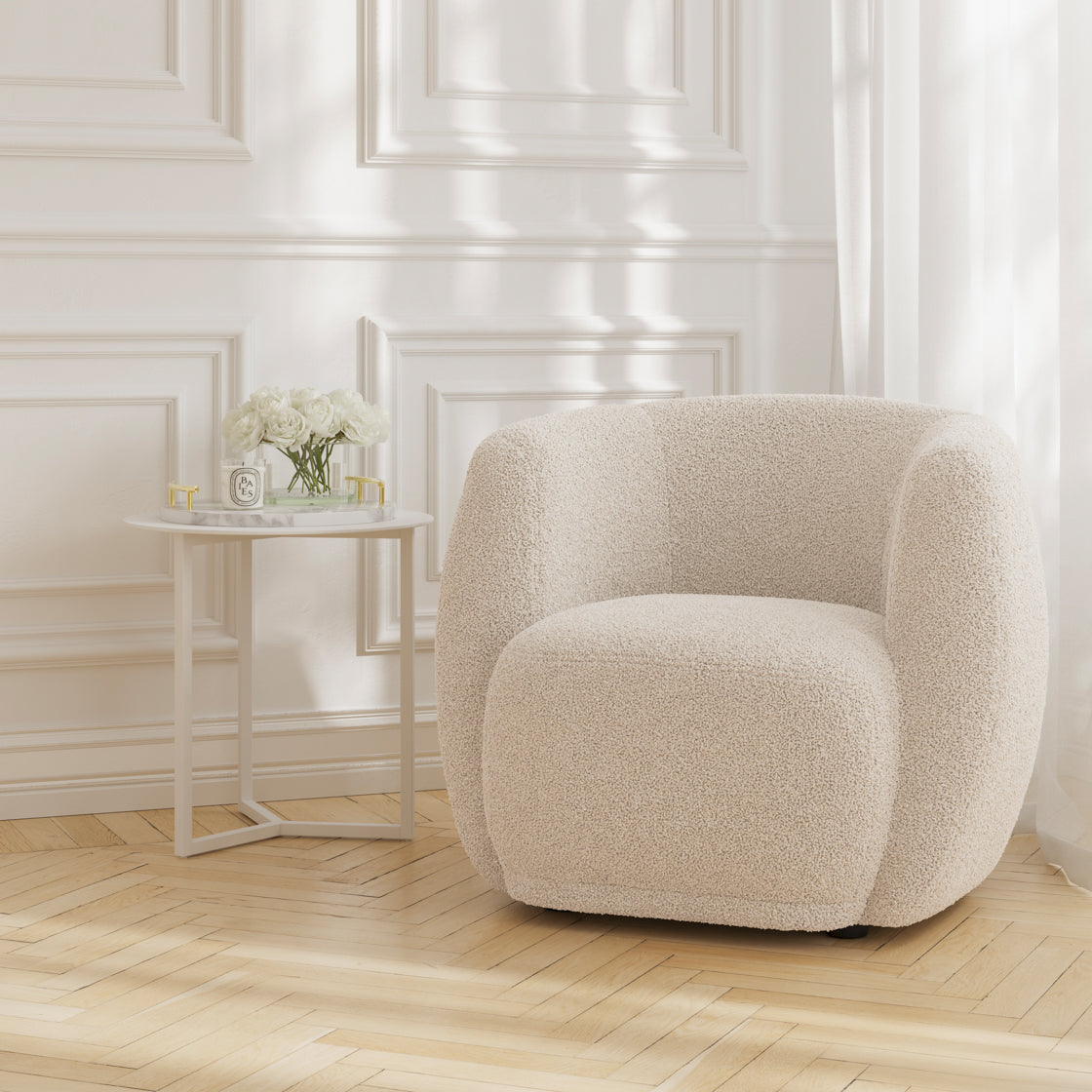 Clay Cotton Chair