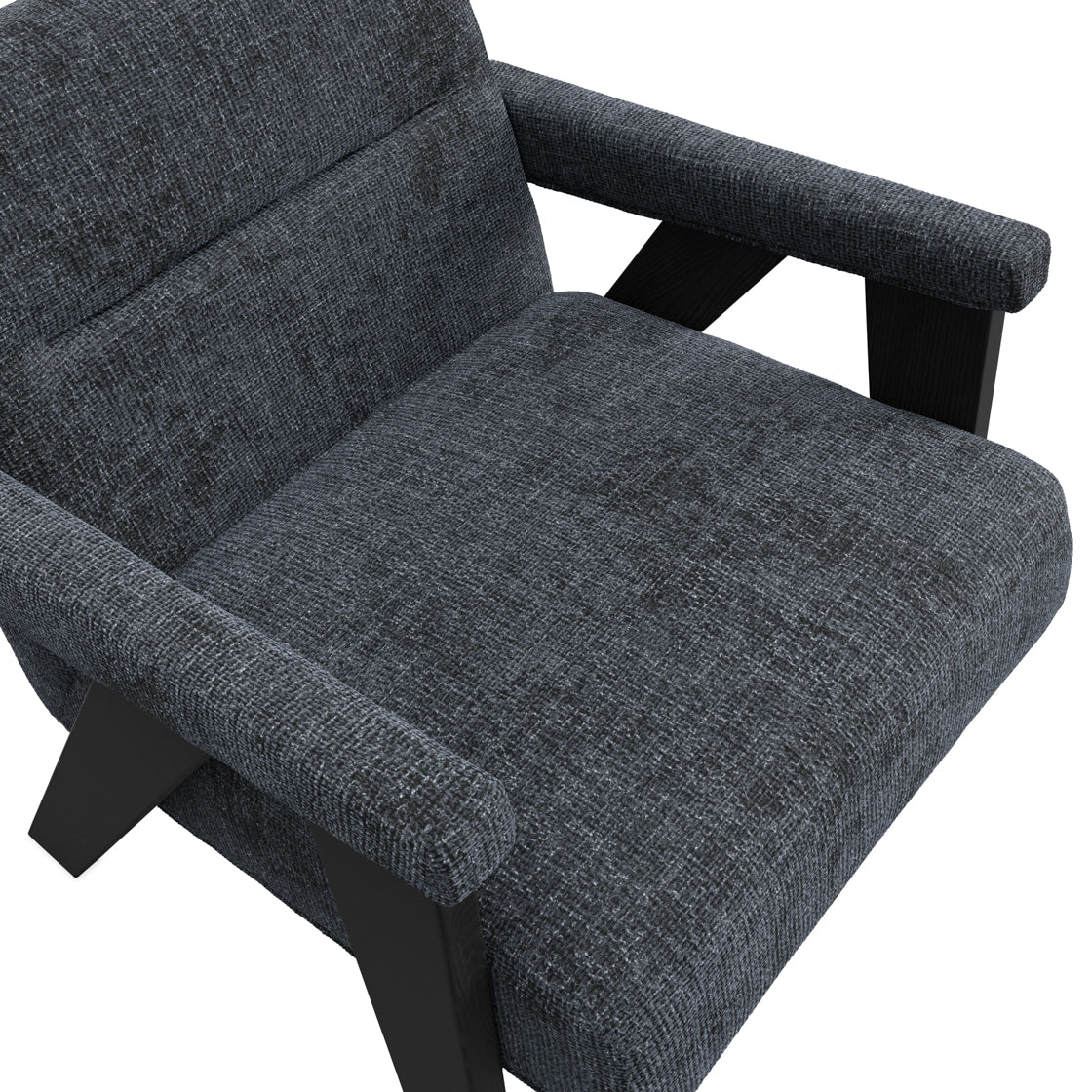 Abel Coal and Black Chair