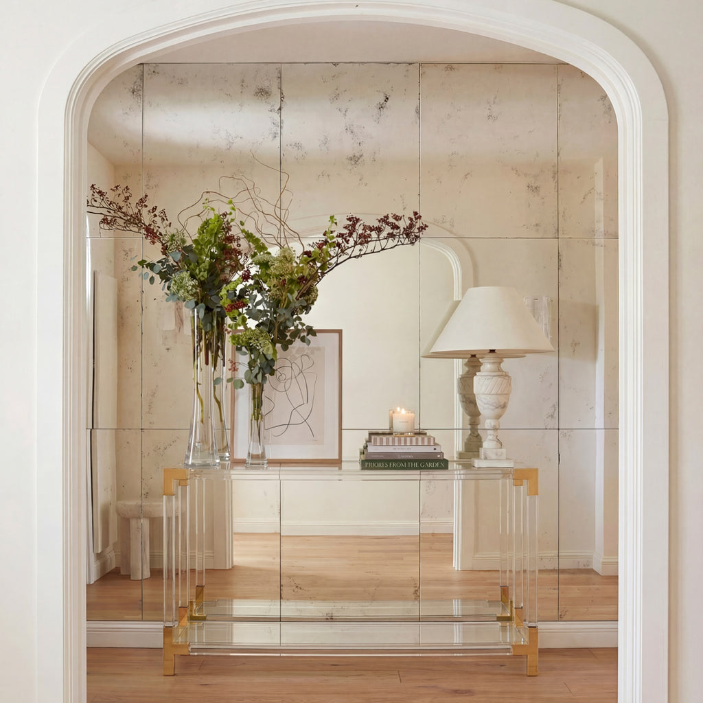 Amangiri Clear Console Table