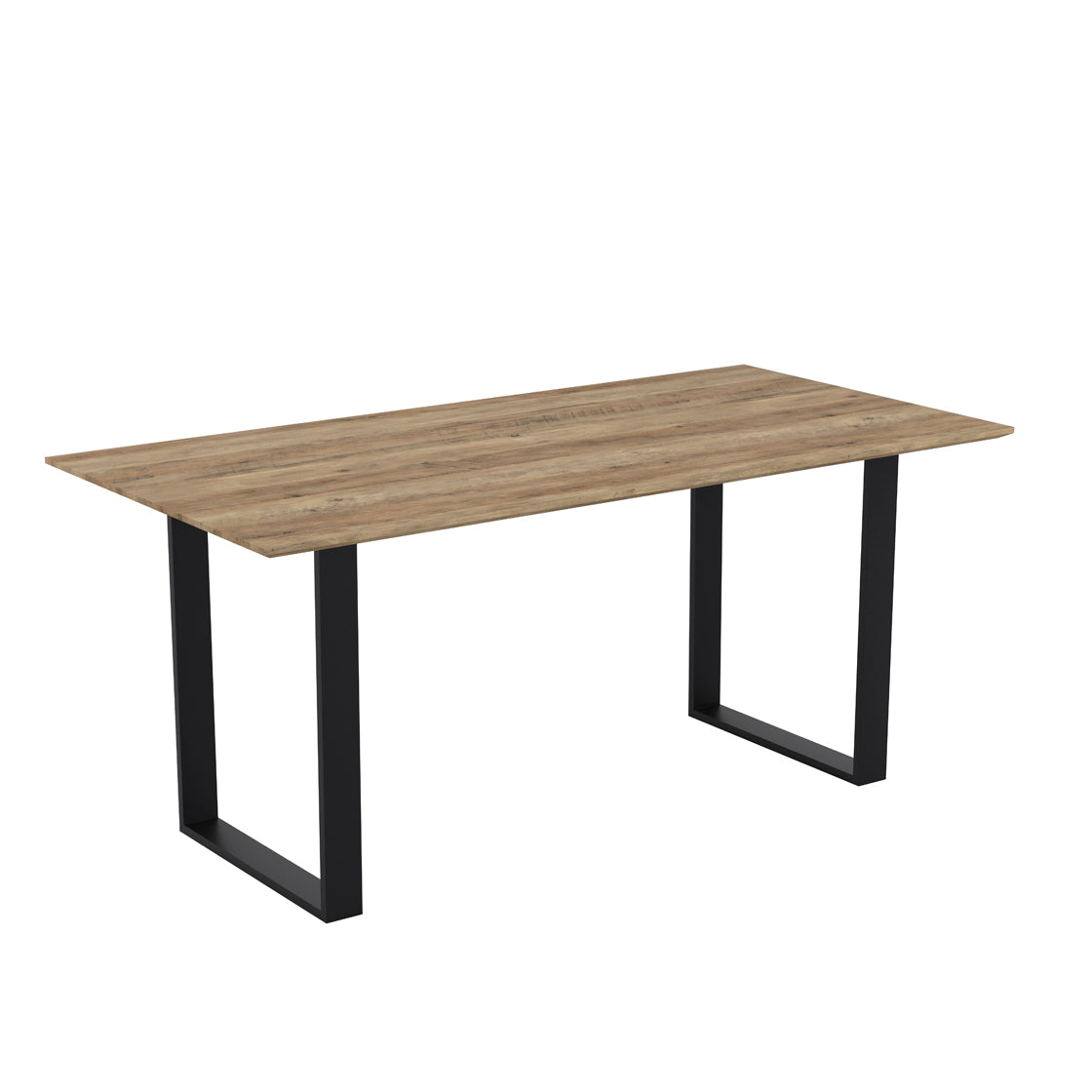 Antibes Black Dining Table 4 Carlo Black Chairs with Arms