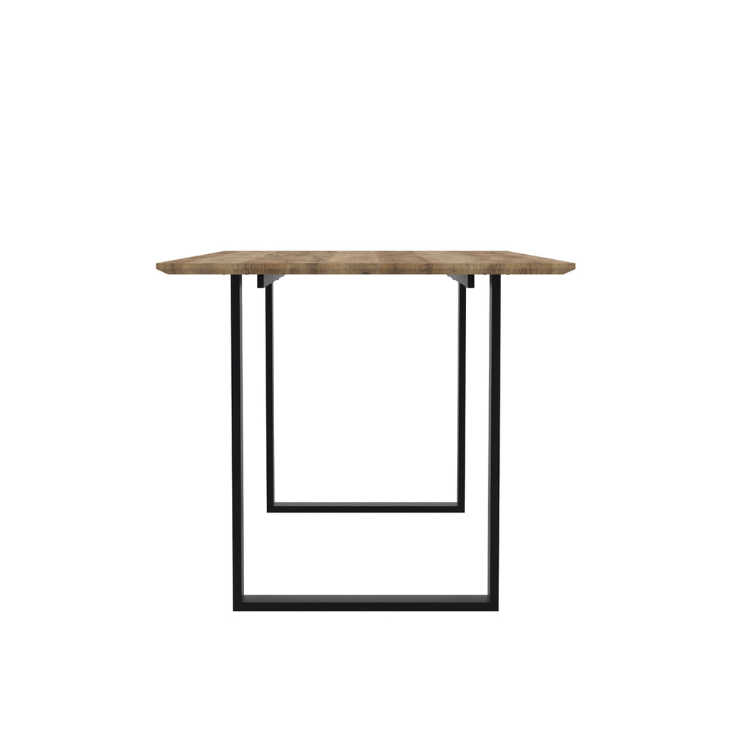 Antibes Russet & Black Dining Table