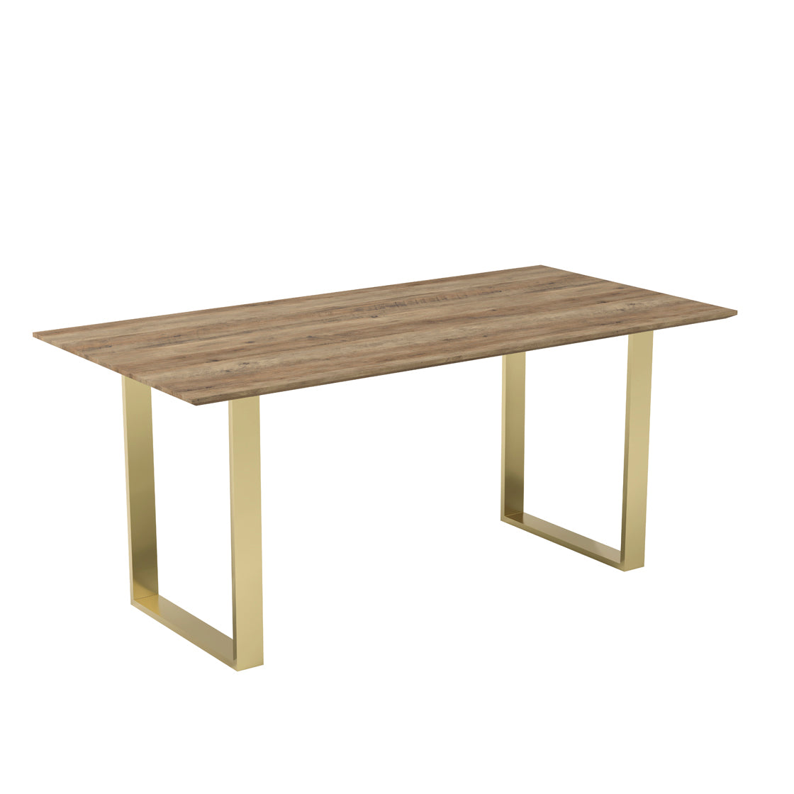 Antibes Gold Dining Table 4 Carlo Taupe Chairs