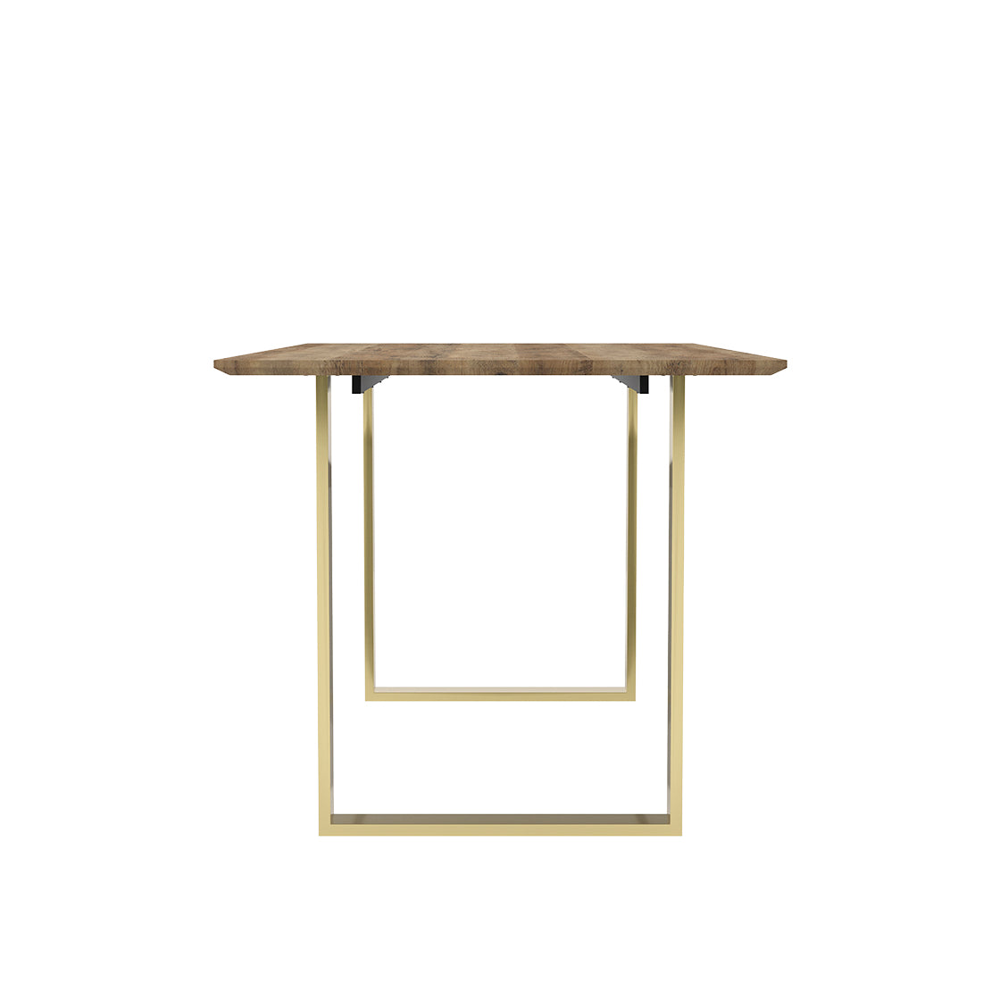 Antibes Gold Dining Table 4 Carlo Taupe Chairs