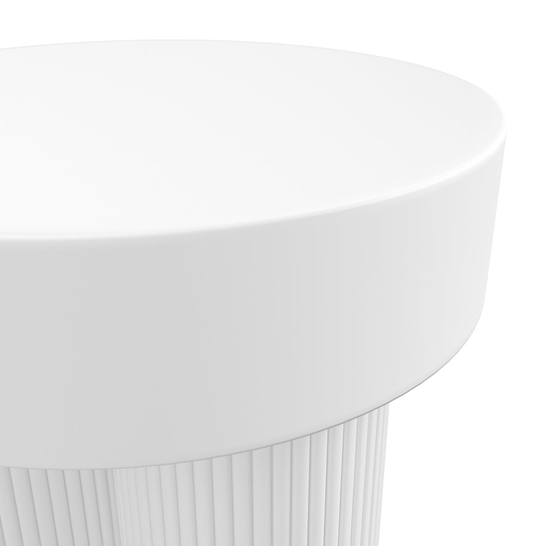 Astrid White Side Table