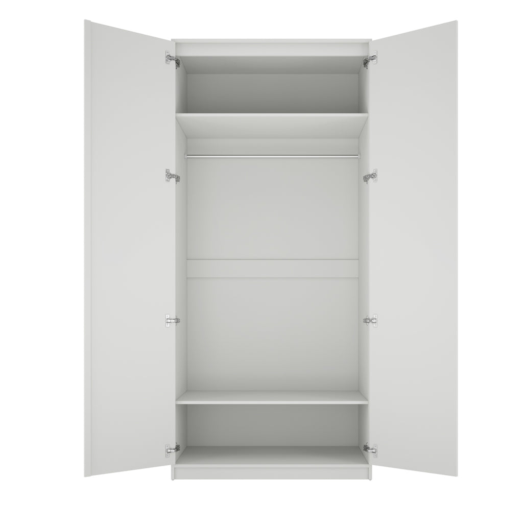 Austen White Double Wardrobe