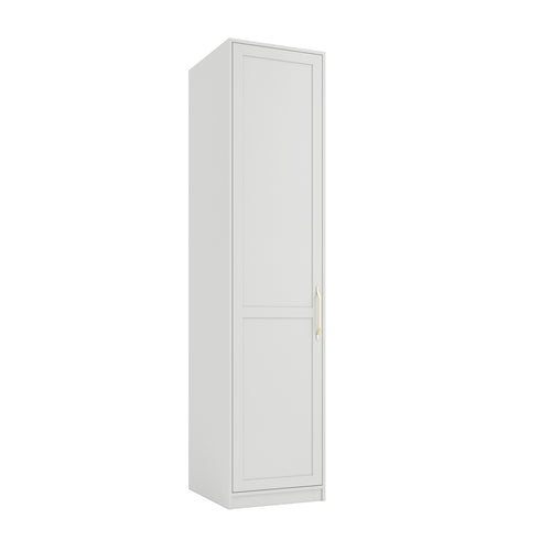 Austen White Single Wardrobe