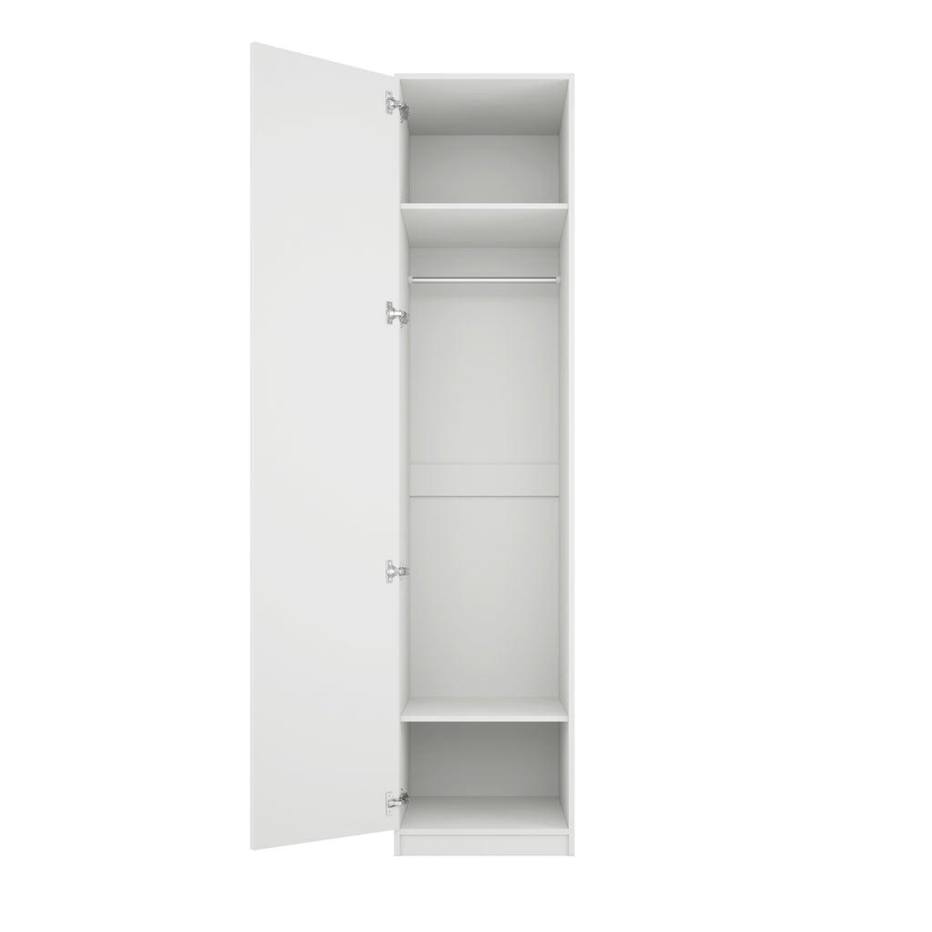 Austen White Single Wardrobe