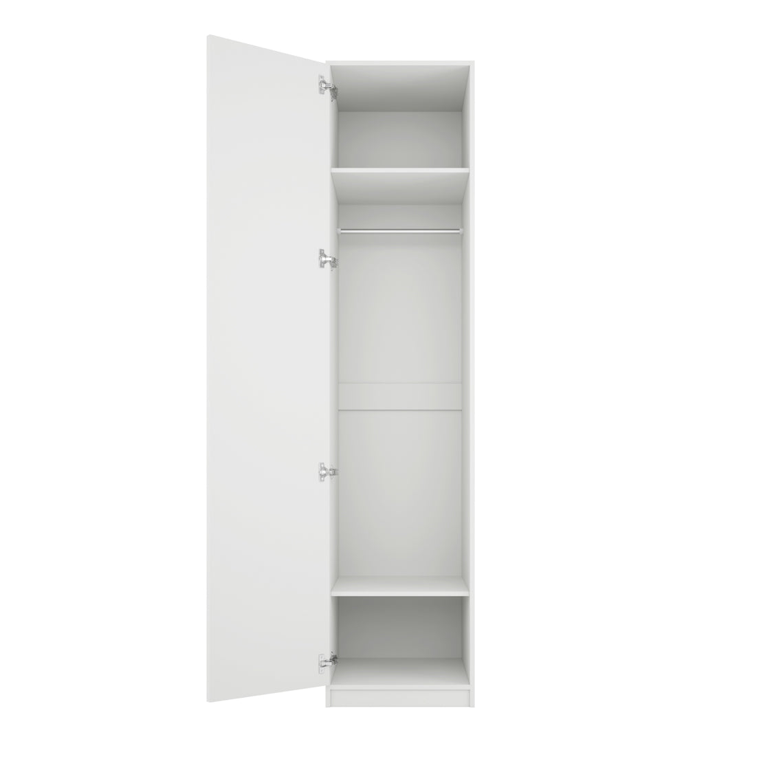 Austen White Single Wardrobe