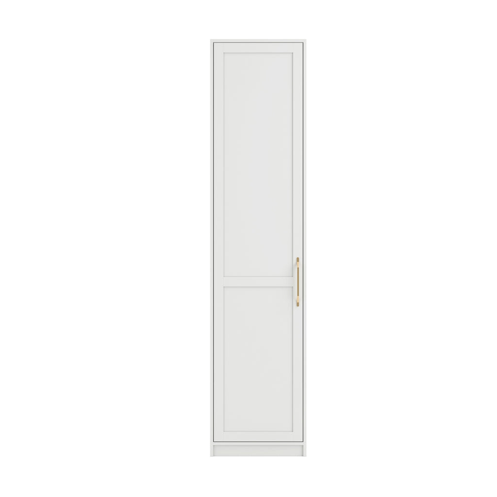 Austen White Single Wardrobe