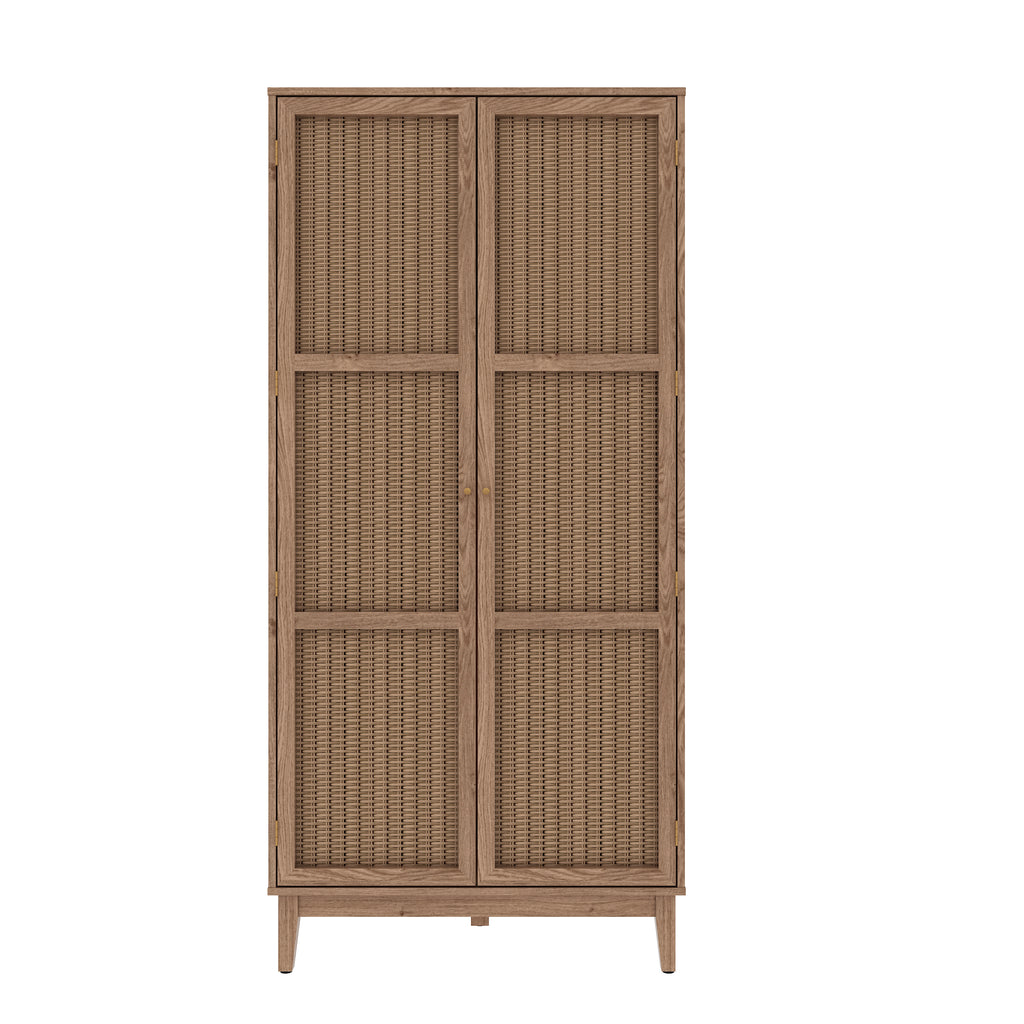 Bordeaux Oak 2 Door Wardrobe