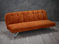 Brighton Orange Sofa Bed