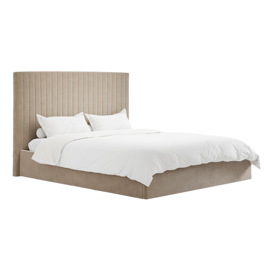 Berlin Beige Super King Bed