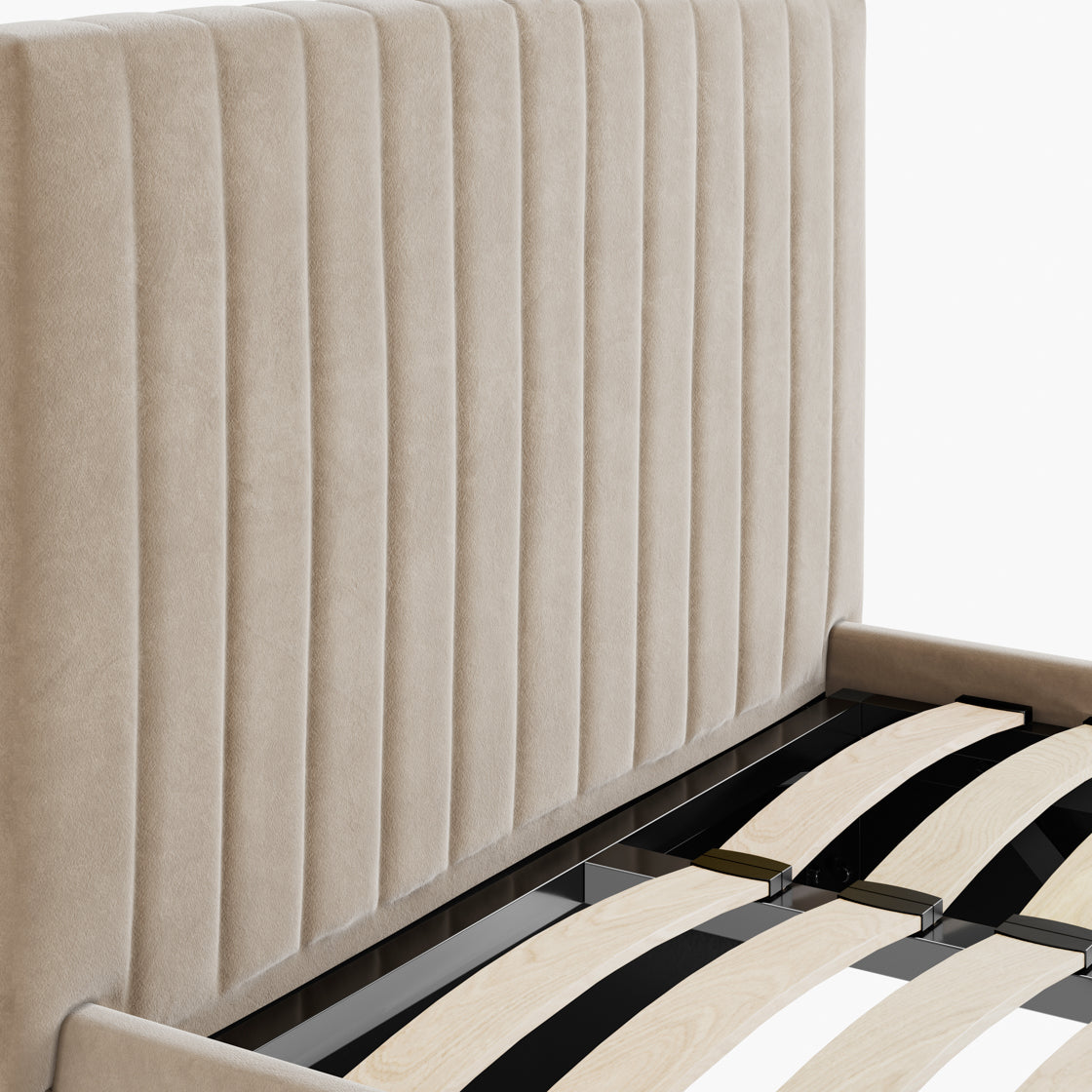 Berlin Beige Single Bed