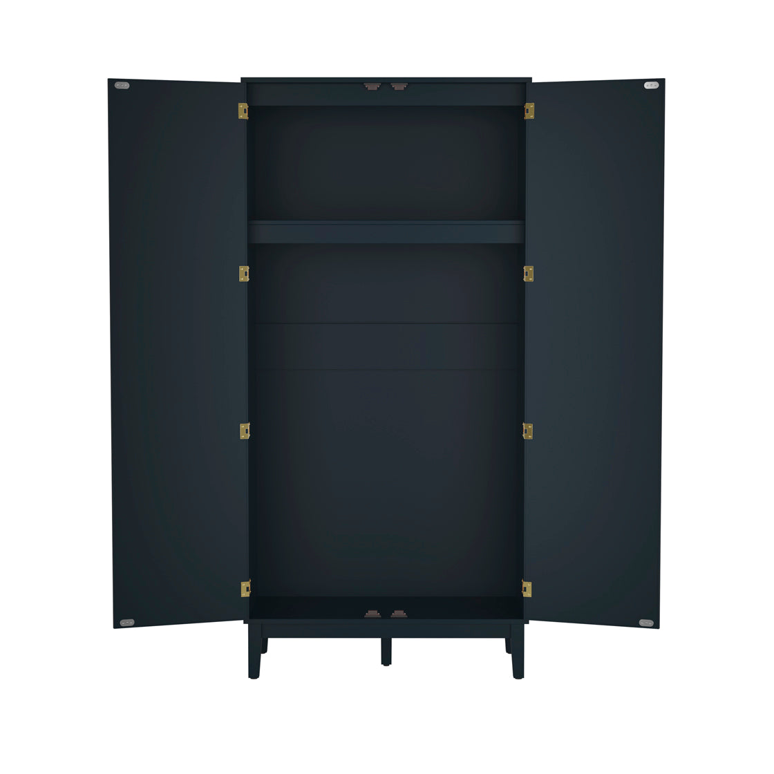 Bordeaux Berlin Blue 2 Door Wardrobe