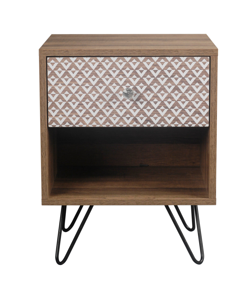 Casablanca Dark Oak Side Table