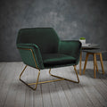 Charles Racing Green Chair