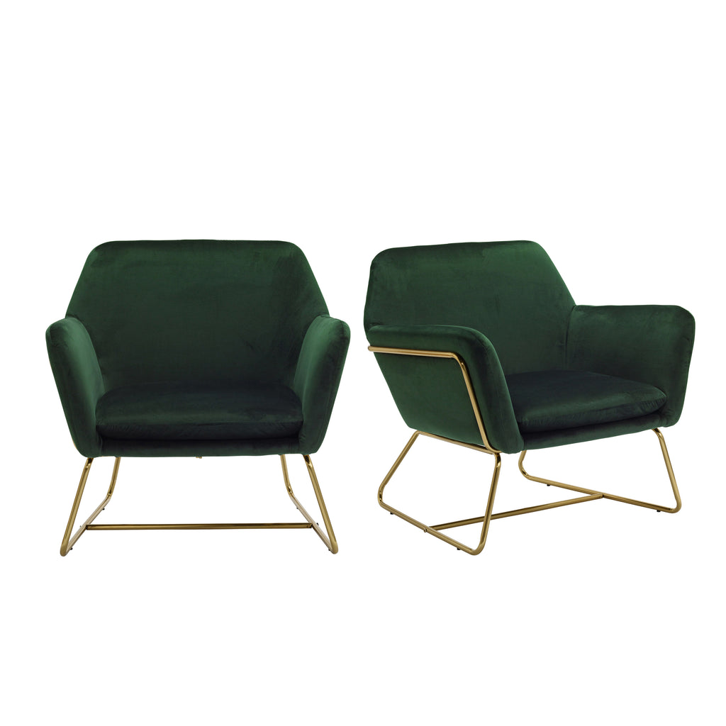 Charles Racing Green Chair