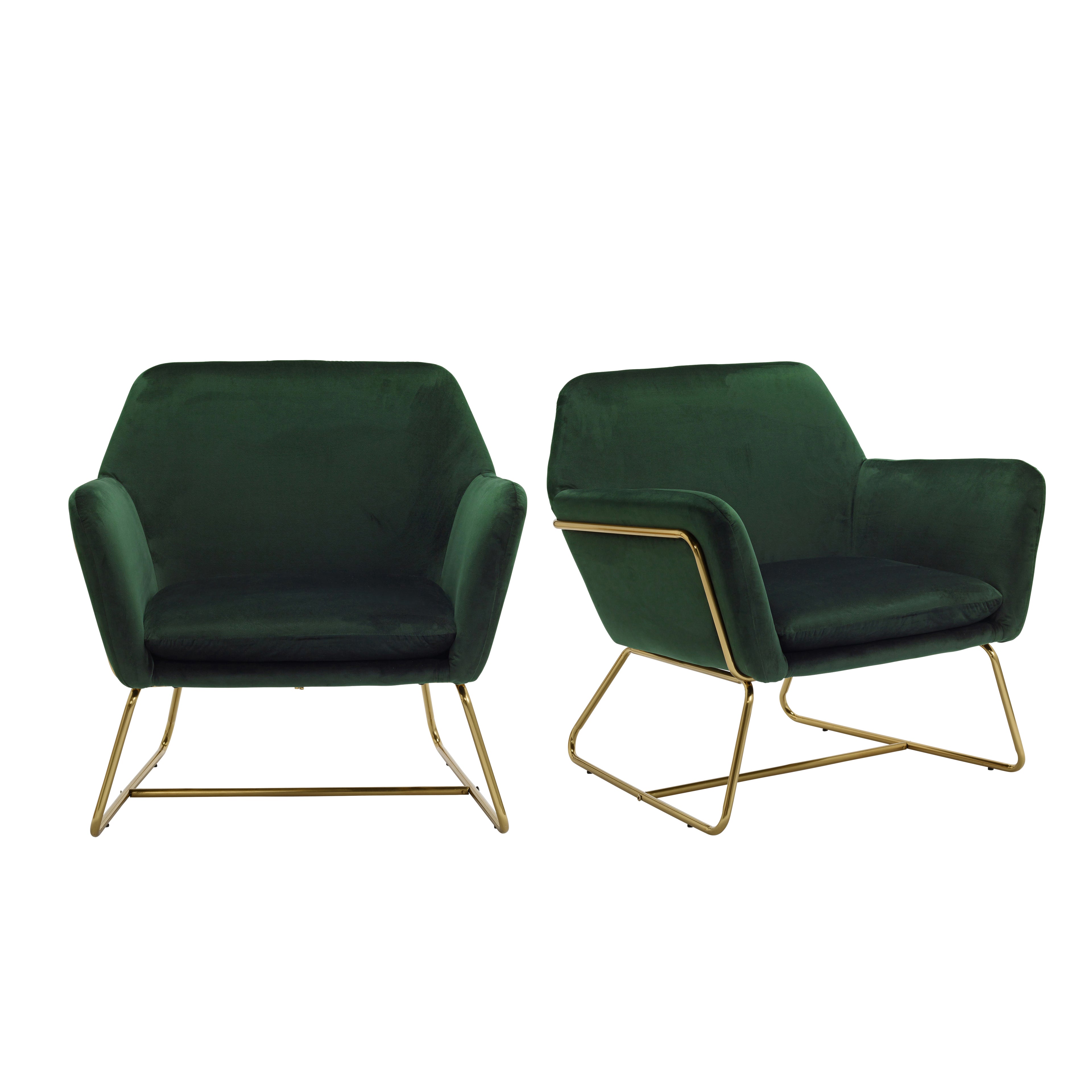 Charles Racing Green Chair