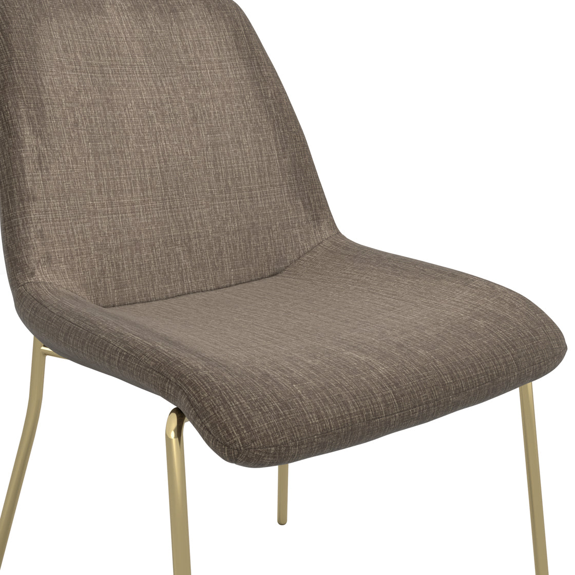 Antibes Gold Dining Table 6 Carlo Taupe Chairs