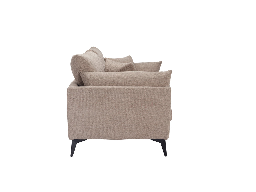 Carter Taupe 2 Seater Sofa