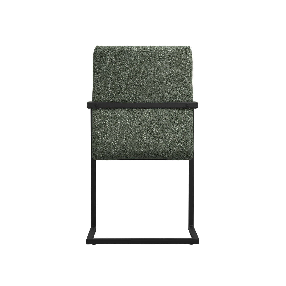 Cleaver Desert Sage and Black Dining Chair with Arms
