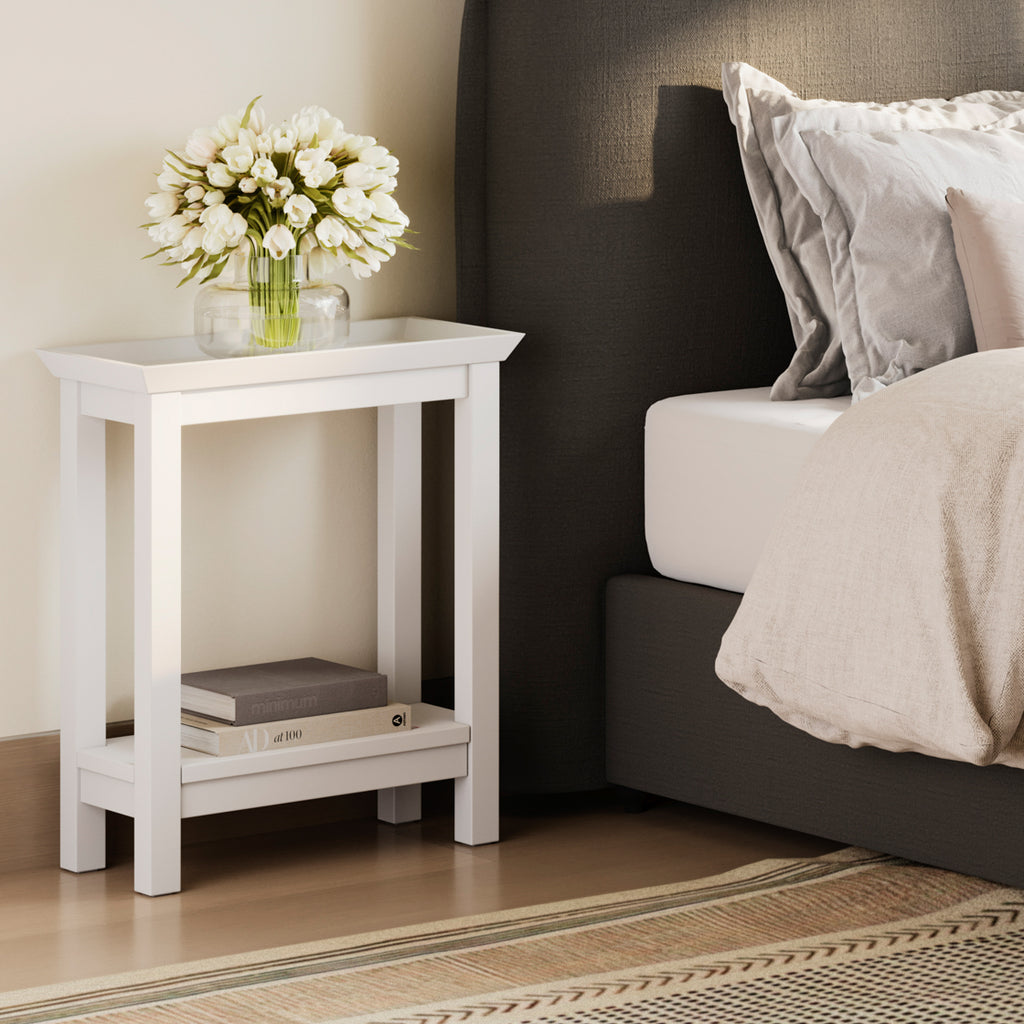 Cote White Side Table