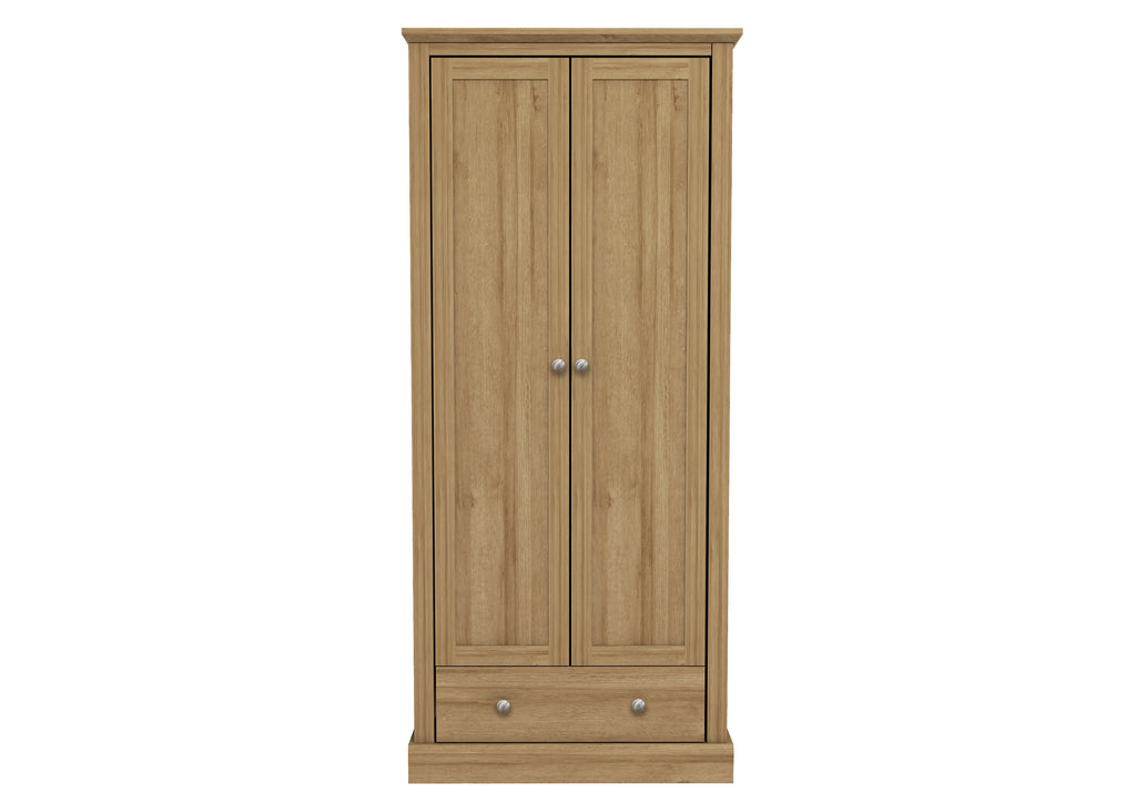 Devon Oak Double Wardrobe