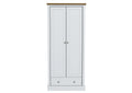 Devon White Double Wardrobe