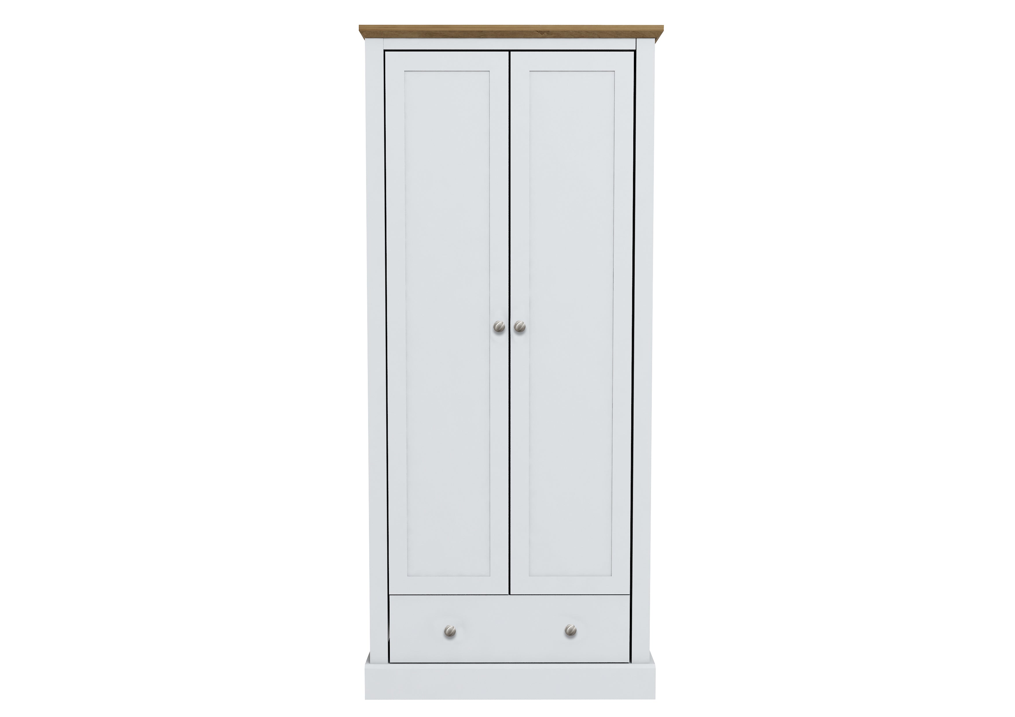Devon White Double Wardrobe