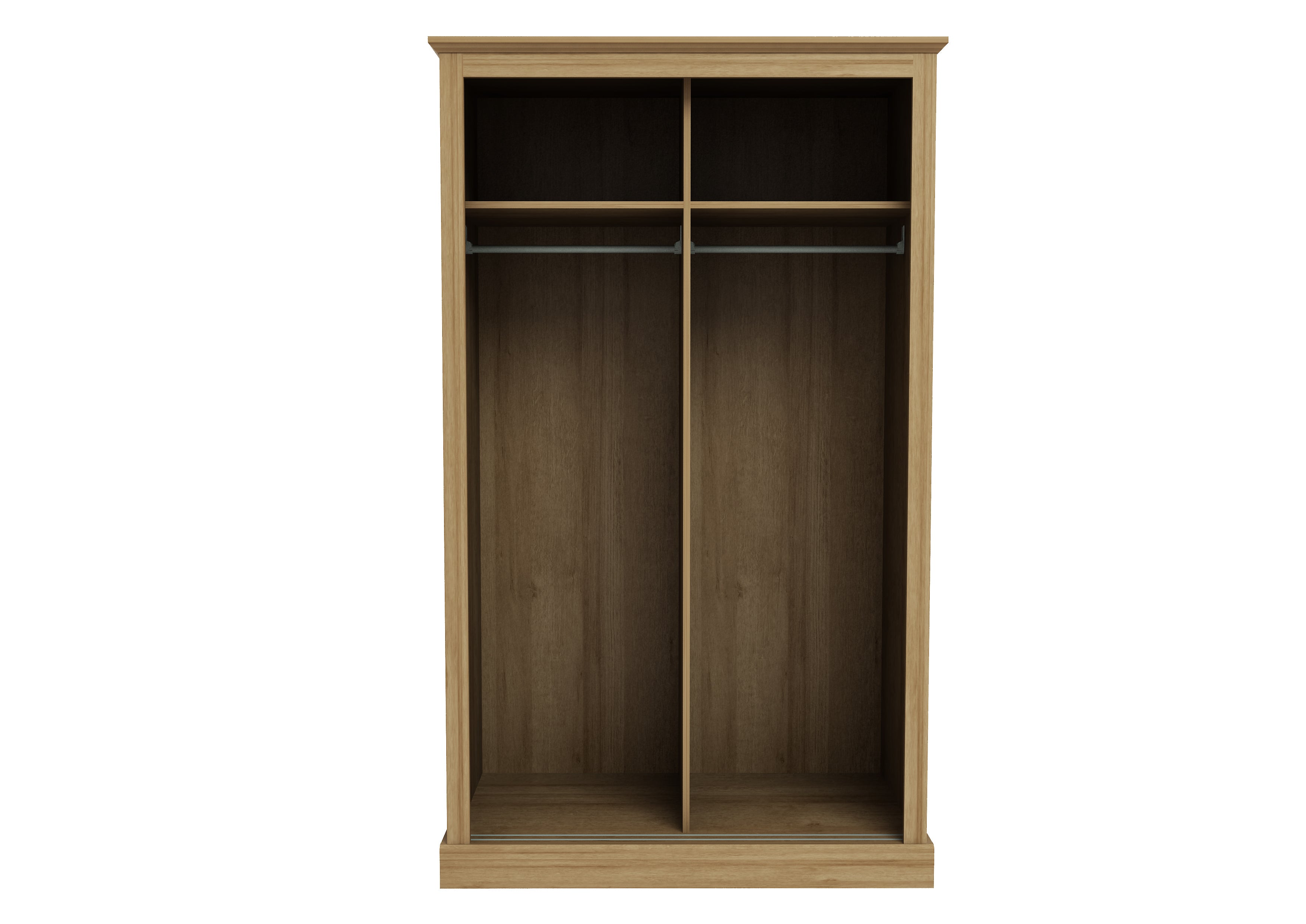 Devon Oak Double Sliding Wardrobe
