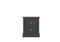 Devon Charcoal Bedside Cabinet