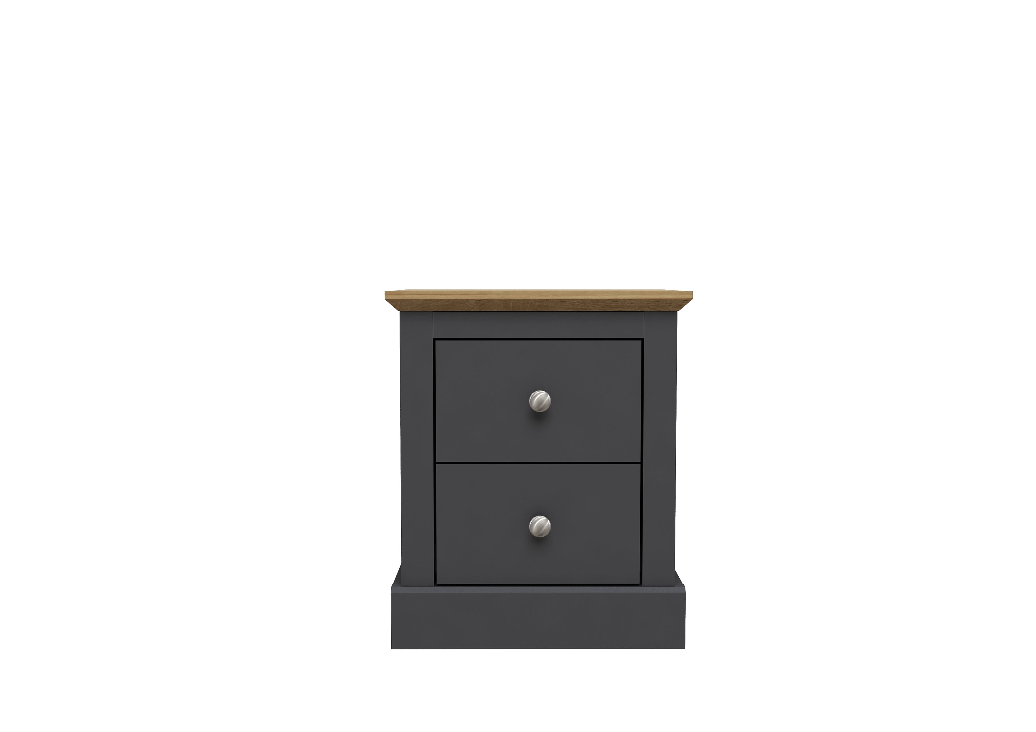 Devon Charcoal Bedside Cabinet