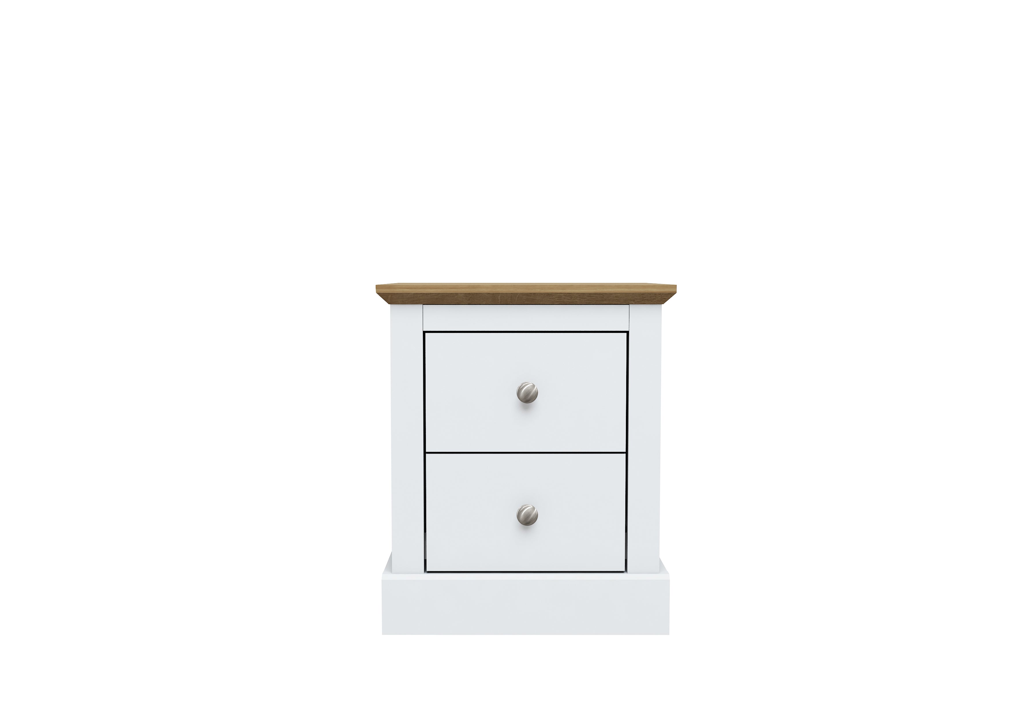 Devon White Bedside Cabinet