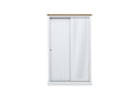 Devon White Double Sliding Wardrobe