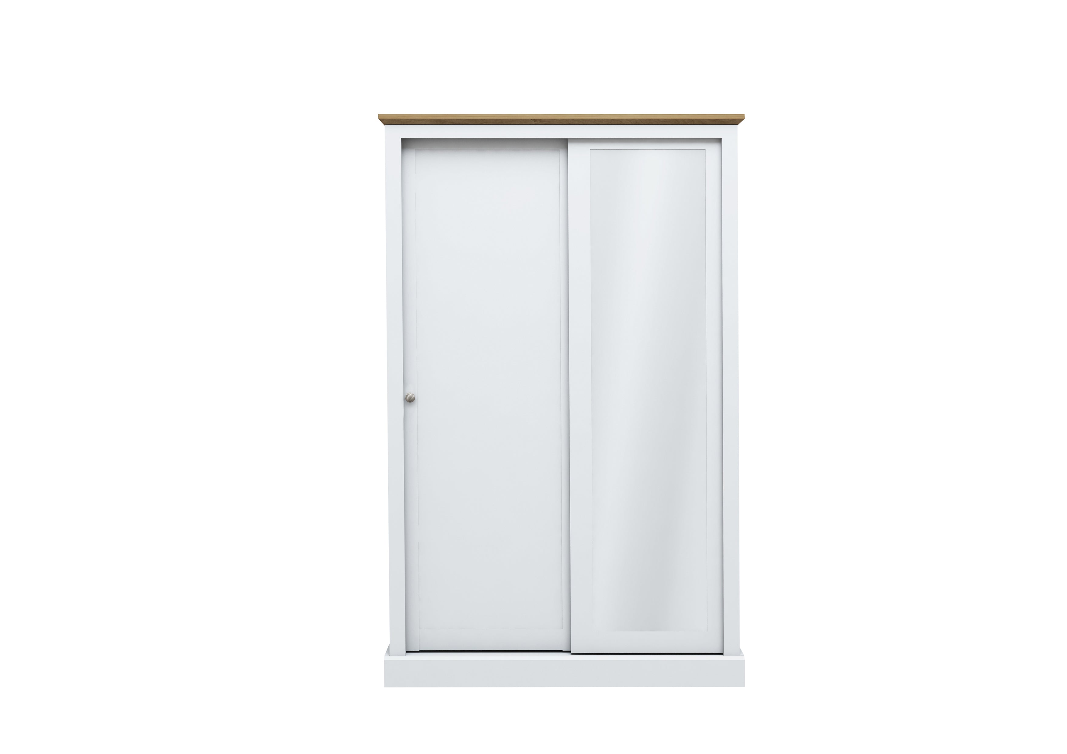 Devon White Double Sliding Wardrobe