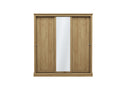 Devon Oak Triple Sliding Wardrobe