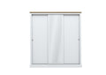 Devon White Triple Sliding Wardrobe