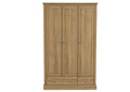 Devon Oak Triple Wardrobe