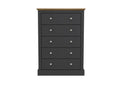 Devon Charcoal Chest of Drawers