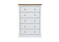 Devon White Chest of Drawers