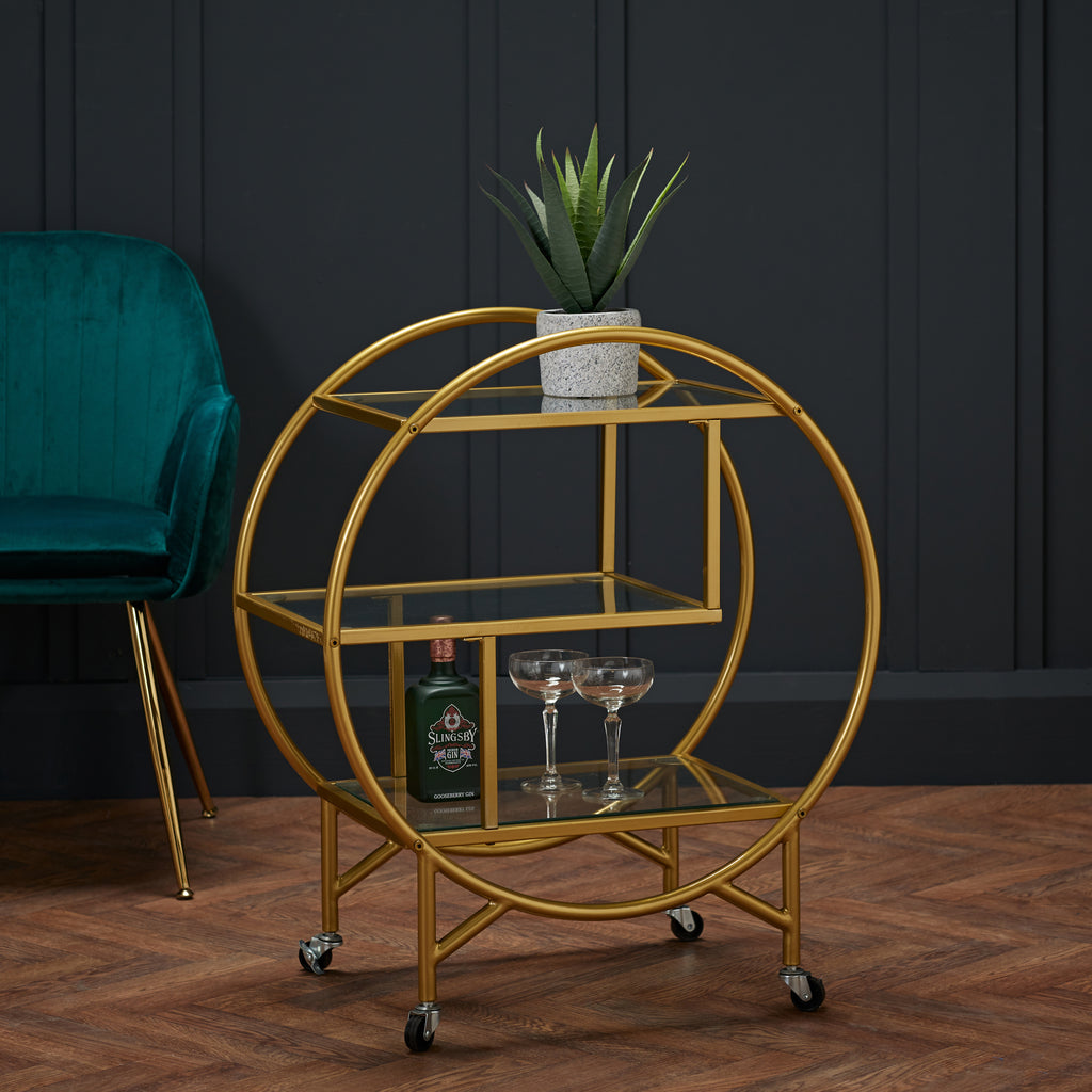 Dixie Gold Drinks Trolley