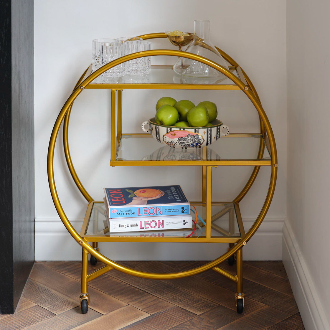 Dixie Gold Drinks Trolley
