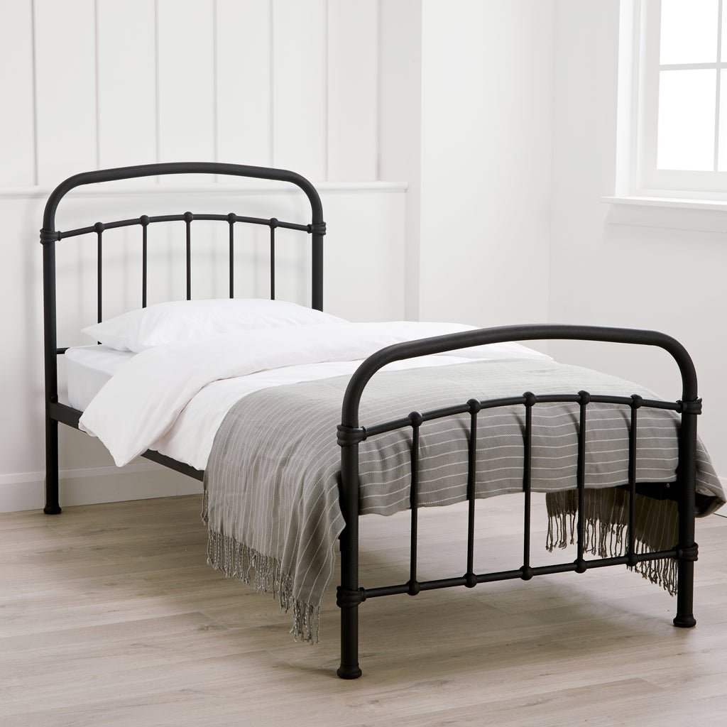 Halston Black Kingsize Bed