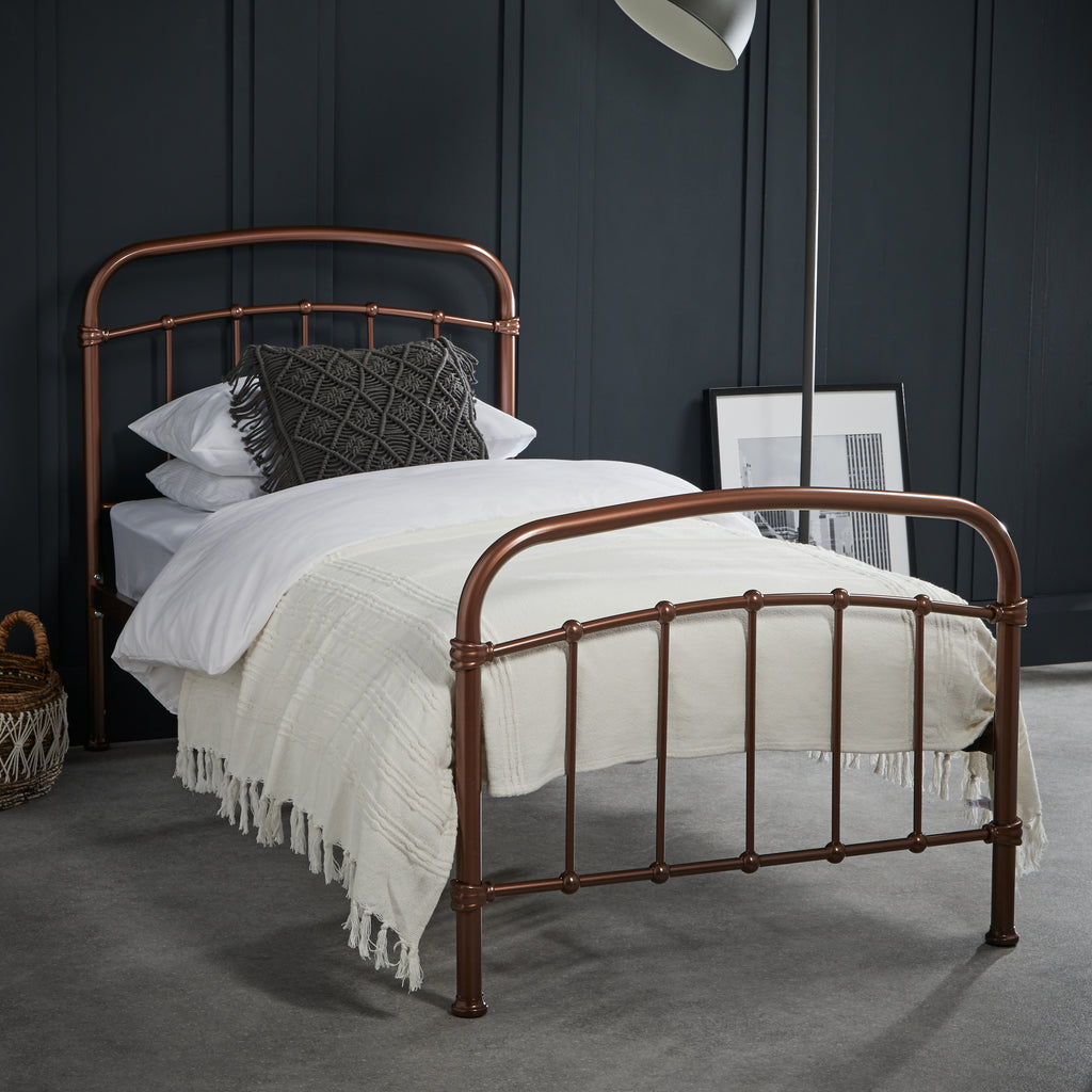 Halston Copper King Bed