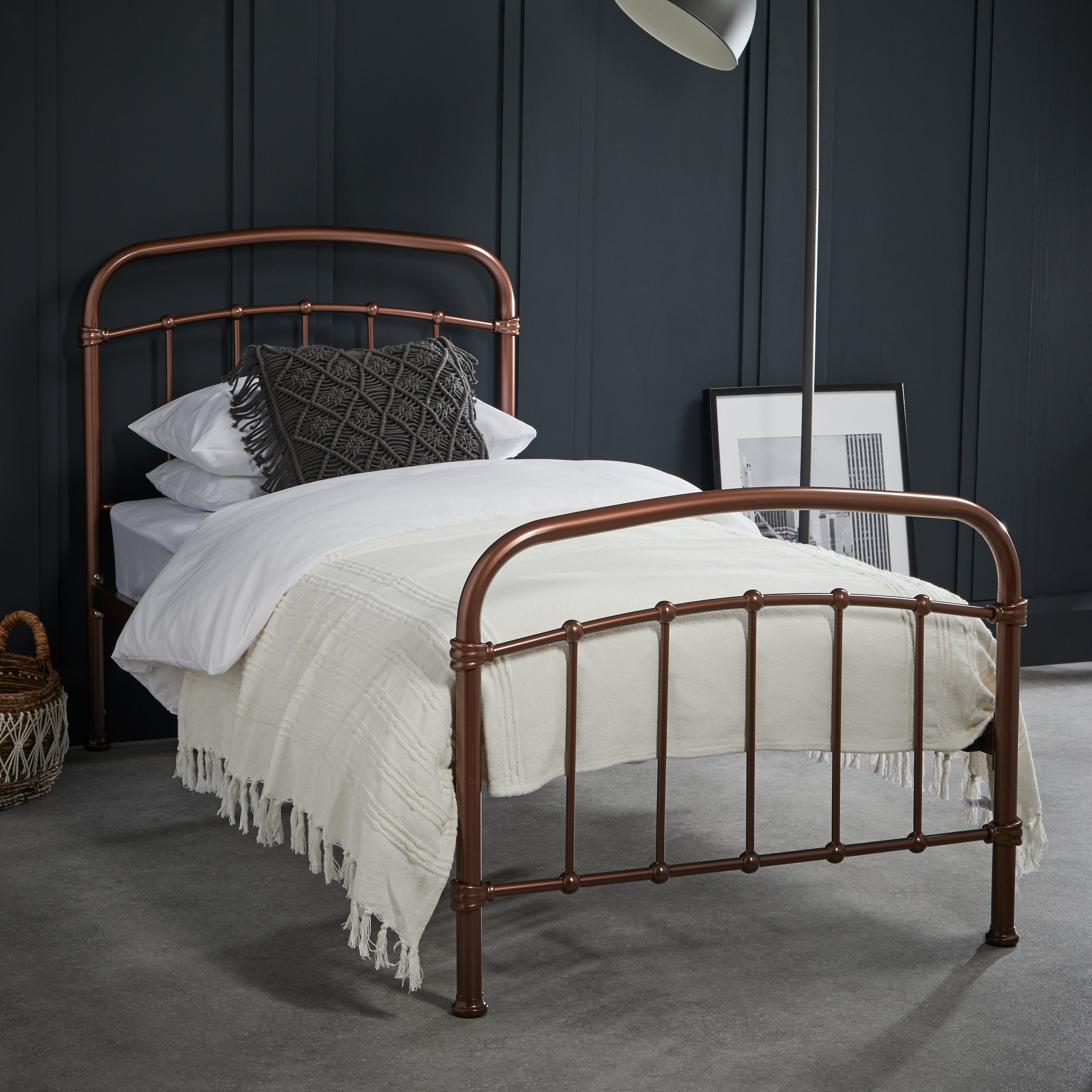 Halston Copper King Bed