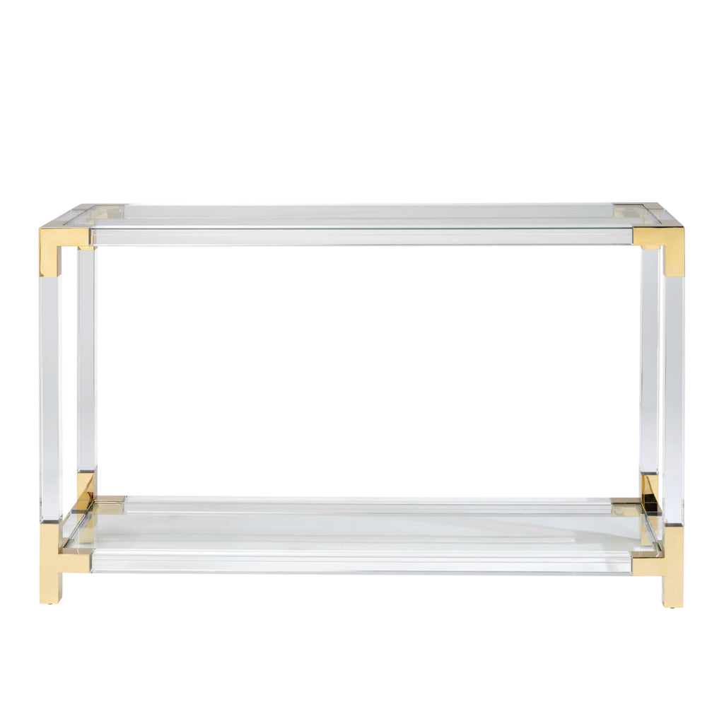 Amangiri Clear Console Table